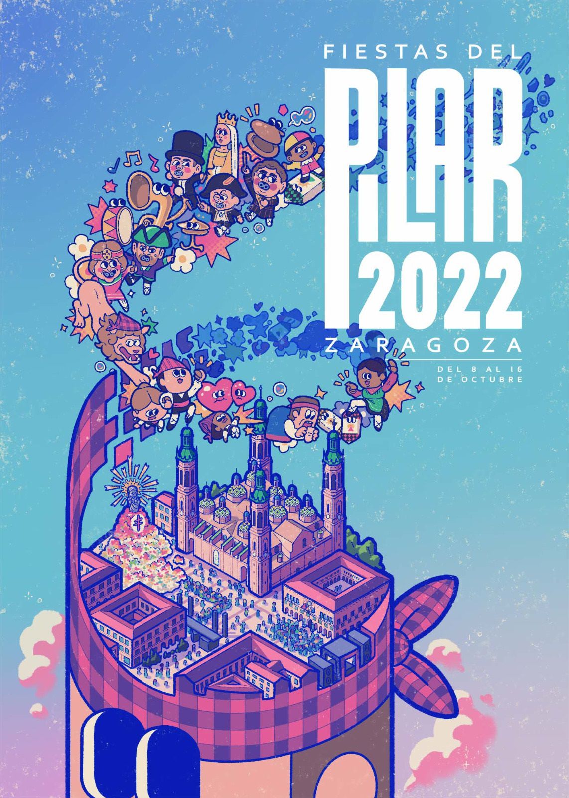 Fiesta patronales en honor de Nuestra Señora del Pilar 2022 Zaragoza